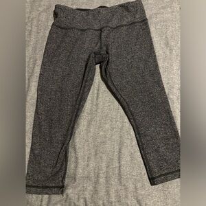 Lululemon herringbone‎ cropped leggings 8